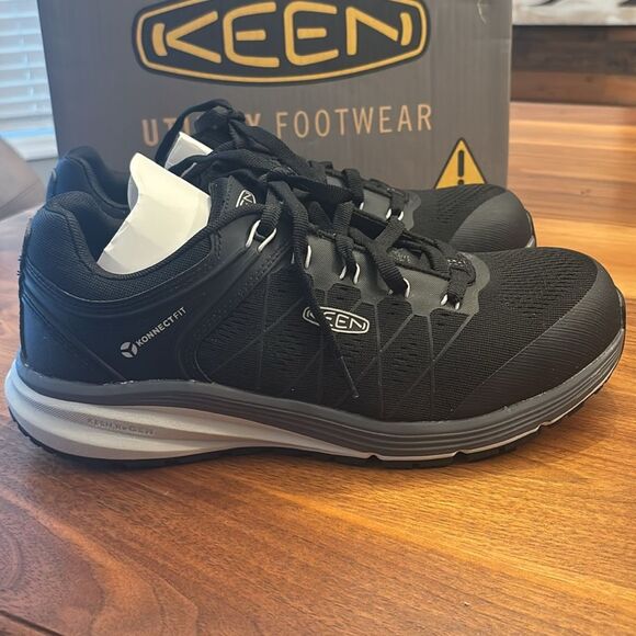 Keen Vapor Black Work Vista Energy ESD Safety Slip Resistant Shoe Size 9.5 Wide main image 12